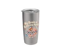 My Brain is Buffering Again Smart Intelligent Nerd ||- Stainless Steel Insulated Tumbler