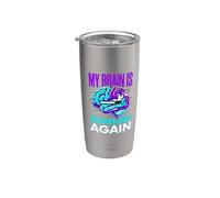 My Brain is Buffering Again Smart Intelligent Nerd |- Stainless Steel Insulated Tumbler