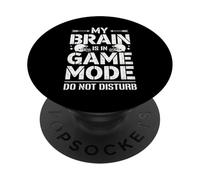 My Brain is in Game Mode Football Helmet PopSockets Adhesive PopGrip
