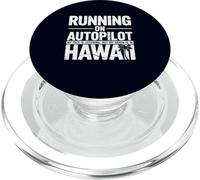 My Brain Is In Hawaii Sarcastic Work Humor PopSockets PopGrip for MagSafe