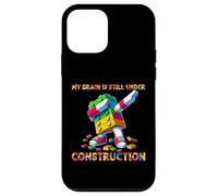 My Brain Is Still Under Construction Master Builder Dabbing Case for iPhone 12 mini