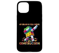 My Brain Is Still Under Construction Master Builder Dabbing Case for iPhone 15 Plus