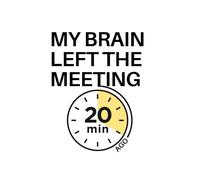 My Brain Left the Meeting: 6x9 Lined Notebook | 120 Pages | Funny Office Humor Gift for Coworkers, Friends & Professional Daydreamers