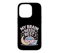 My Brain Needs Rest Burnout Tired Mood Exhausted - Case for iPhone 14 Pro