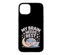 My Brain Needs Rest Burnout Tired Mood Exhausted - Case for iPhone 15 Plus