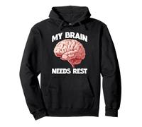 My Brain Needs Rest Burnout Tired Mood Exhausted - Pullover Hoodie