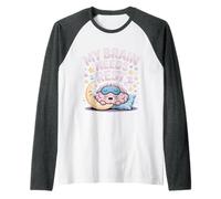 My Brain Needs Rest Burnout Tired Mood Exhausted - Raglan Baseball Tee