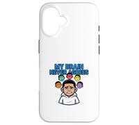 My Brain Never Agrees Overthinking Mind Design Case for iPhone 16