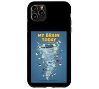 My Brain Today Chaos Tornado Mind To-Do List Humor Funny Art Case for iPhone 11 Pro Max