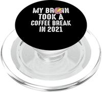 My Brain Took A Coffee Break In 2021 Stroke Survivor PopSockets PopGrip for MagSafe