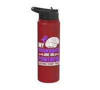 My brainwaves are so Powerful Doctors Study Them Stainless Steel Insulated Water Bottle