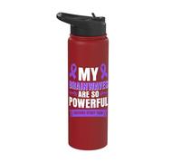 My brainwaves are so Powerful Doctors Study Them Stainless Steel Insulated Water Bottle