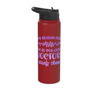 My brainwaves are so Powerful Doctors Study Them Stainless Steel Insulated Water Bottle