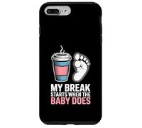 My Break Starts When The Baby Does Labor Delivery Scrub Tech Case for iPhone 7 Plus/8 Plus