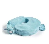 MY BREST FRIEND Deluxe Nursing Pillow for Breastfeeding & Bottle Feeding, Enhanced Posture Support, Double Straps & Removable Extra Soft Slipcover, Aqua (720)