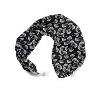 My Brest Friend Nursing Pillow Cover - Original, Adjustable, Durable, Easy Care - Black Flowing Fans