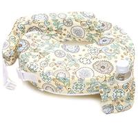 My Brest Friend Original Nursing Pillow Slipcover Sleeve | Great for Breastfeeding Moms | Pillow Not Included, Yellow, Green
