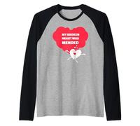 My Broken Heart was Mended Cardiac Recovery Event Raglan Baseball Tee