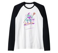 My Broom Broke So I Ride the Hype Halloween Raglan Baseball Tee