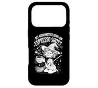 My Broomstick runs on Espresso Shots Funny Witch Halloween Case for iPhone 17 Pro