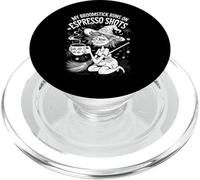 My Broomstick runs on Espresso Shots Funny Witch Halloween PopSockets PopGrip for MagSafe
