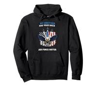 My Brother Has Your Back Proud Air Force Sister Pullover Hoodie