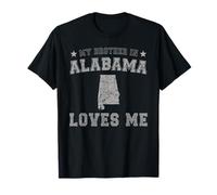 My Brother in Alabama Loves Me America Vintage State T-Shirt