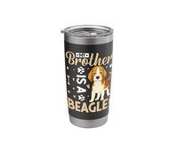 My Brother is A Beagle! Stainless Steel Insulated Tumbler