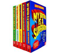 My Brother Is a Superhero Series Books 1 - 5 Collection Set by David Solomons (Brother is a Superhero, Arch-Enemy Is a Brain In a Jar, Gym Teacher Is an Alien Overlord & MORE!)