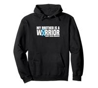My Brother is a Warrior Graves’ Disease Awareness Pullover Hoodie