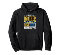 My Brother Is Down Right Awesome Down Syndrome T21 Pullover Hoodie
