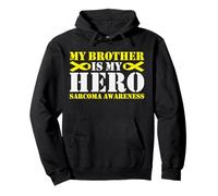 My Brother is My Hero Sarcoma Awareness Support Family Pullover Hoodie