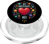 My BROTHERS love (heart shape) me! - V2 PopSockets PopGrip for MagSafe