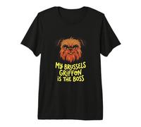 My Brussels Griffon is Boss Dog Owner Pride Pet Premium T-Shirt