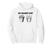 My Bucket List Funny Golfing and Beer for Dad Pullover Hoodie