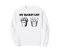 My Bucket List Funny Golfing and Beer for Dad Sweatshirt