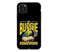 My Budgie Ate My Homework Funny Budgie Design Case for iPhone 11 Pro Max