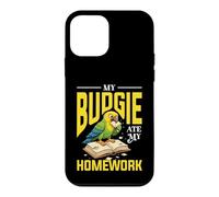 My Budgie Ate My Homework Funny Budgie Design Case for iPhone 12 mini