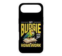 My Budgie Ate My Homework Funny Budgie Design Case for iPhone Air
