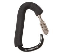 My Buggy Buddy 2-in-1 Pram Lock + Bag Clip, Keep Pram/ Stroller/ Pushchair Safe and Secure, 3 Digit Combination Pram/ Bike/ Wheelchair Lock, Black