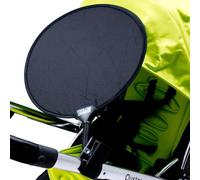 My Buggy Buddy Sunshade for Pram/ Car Seat, Universal Fit Parasol, UPF 50+ Protection, Easy Fold Away/ Pop Open, 34 cm Diameter, Black