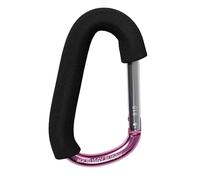 My Buggy Buddy Clip, Hook or Carabiner for Pram/ Stroller/ Pushchair, Foam Coating to Prevent Damage, Can Hold Upto 4 kgs, Pink