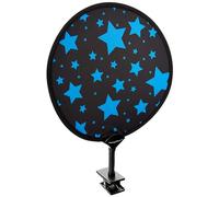 My Buggy Buddy Sunshade for Pram/ Car Seat, Universal Fit Parasol, UPF 50+ Protection, Easy Fold Away/ Pop Open, 34 cm Diameter, Blue Stars
