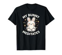 My Bunny Meditates Pet Rabbit Theme Cute T-Shirt