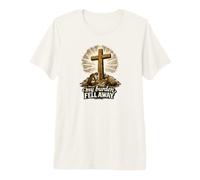 My Burden Fell Away | Pilgrim's Progress Christian Cross Premium T-Shirt