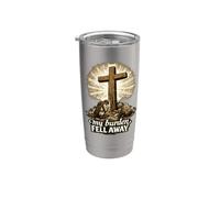 My Burden Fell Away | Pilgrim's Progress Christian Cross Stainless Steel Insulated Tumbler