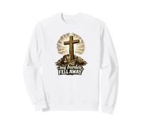 My Burden Fell Away | Pilgrim's Progress Christian Cross Sweatshirt