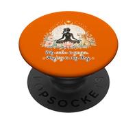 My Calm Is Yoga My Joy Is My Dog Owner Women PopSockets Adhesive PopGrip