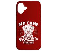 My Cane Corso Knows Everyone Case for iPhone 16 Plus