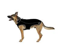 My Canine Kids Jacket for All Dogs, Fleece-Lined, Waterproof Doggie Vest, Reflective Pet Parka (2200) (X-Large, Black)